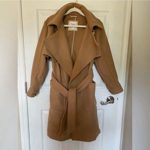 Abercrombie tan trench coat